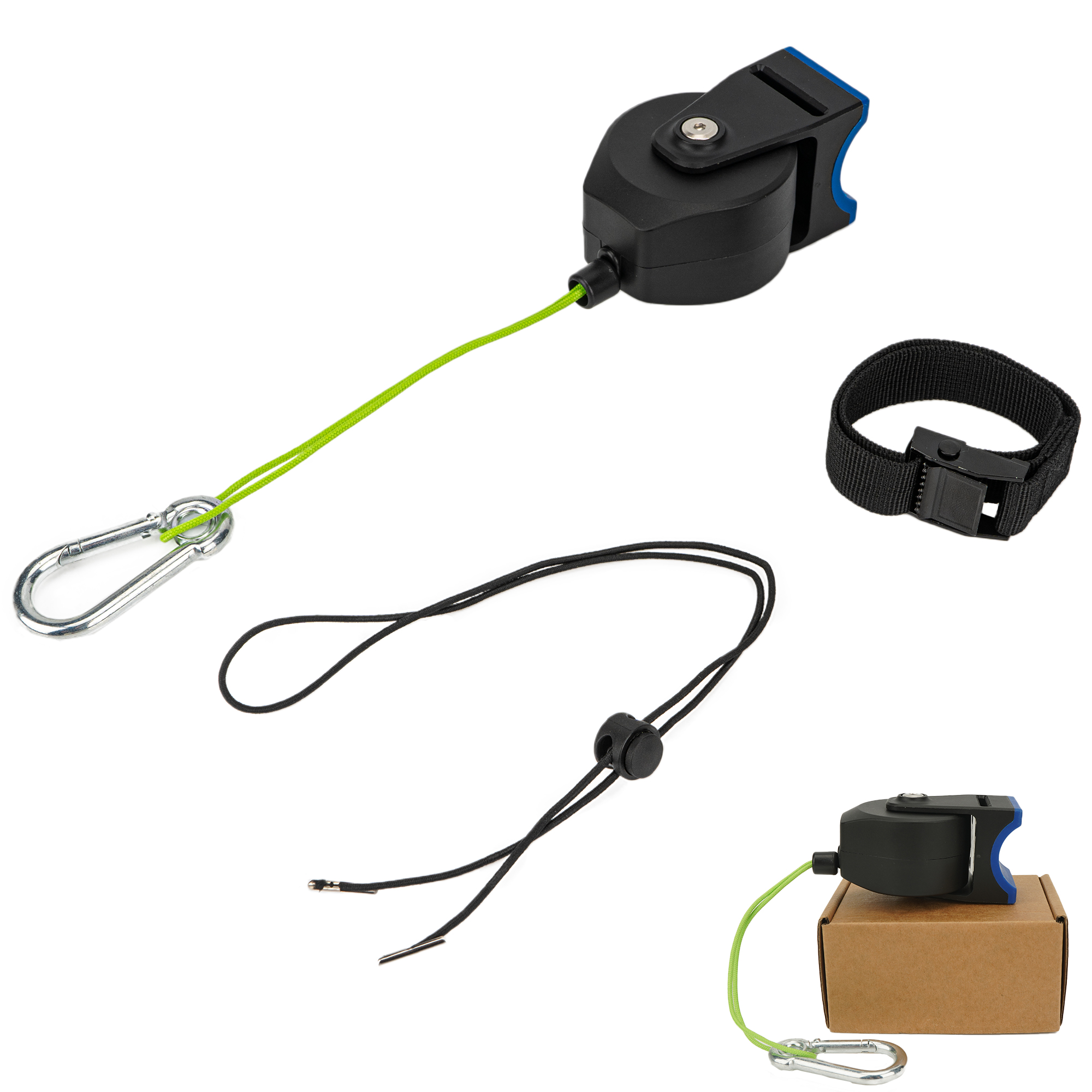 Bike Tow Rope for Kids for Mountain Bike, MTB Towing Strap with Carabiner & Storage Bag, Child Bike Towing Rope for Family Cycling Adventures - Image 3