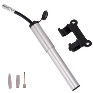 Bicycle Hand Pump – Portable Mini Bike Pump, Lightweight and Durable Aluminum Alloy, Presta & Schrader Valve Compatible, Perfect for Road Bikes, Mountain Bikes, and E-Bikes, Easy to Carry