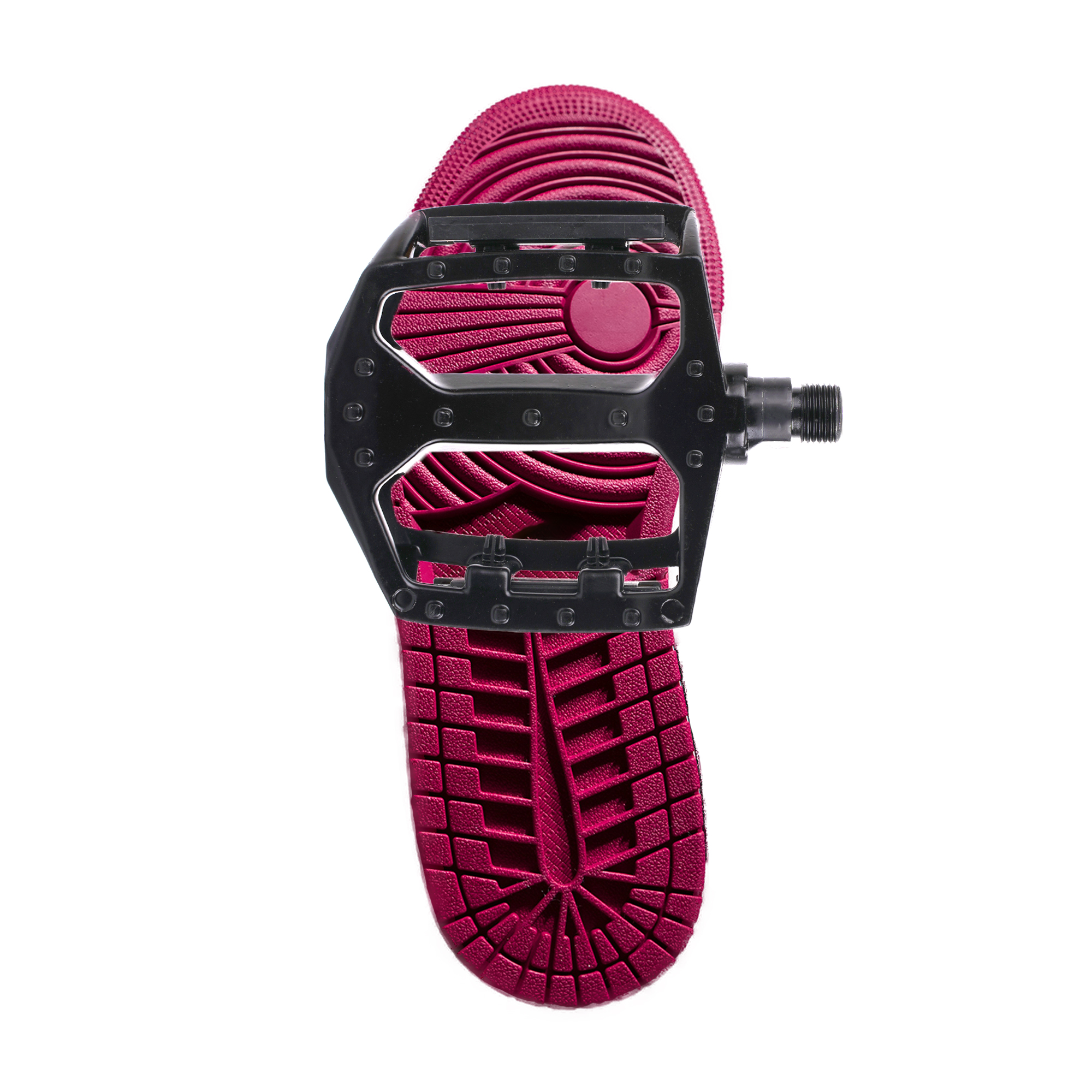 Bicycle Pedals 9/16" Lightweight Flat Pedals with Reflective Strips, Anti-Slip Design for Mountain, Road, BMX, Gravel, and E-Bikes - Image 5