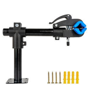 Bike Repair Stand – Heavy-Duty Floor Mounted Bicycle Maintenance Rack with Adjustable Height & 360° Rotating Clamp – Professional Bike Work Stand for Home, Garage & Workshop