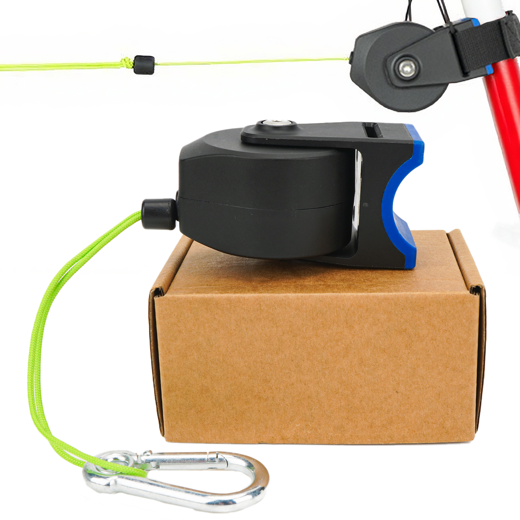 Bike Tow Rope for Kids for Mountain Bike, MTB Towing Strap with Carabiner & Storage Bag, Child Bike Towing Rope for Family Cycling Adventures