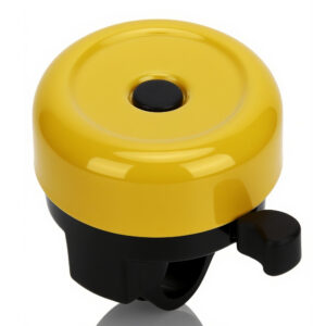 Bike Bell for Kids – Cute Bicycle Bell for Boys & Girls, Easy-to-Install Handlebar Bell for Kids' Bikes & Scooters, Loud Ring Sound, Yellow