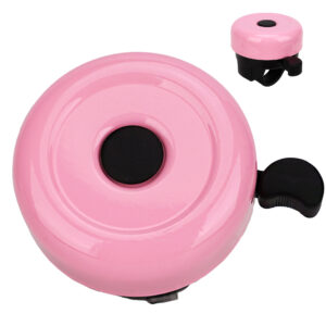 Pink Bike Bell for Kids – Cute Bicycle Bell for Boys & Girls, Easy-to-Install Handlebar Bell for Kids' Bikes & Scooters, Loud Ring Sound, Pink